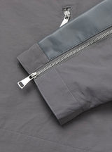 leather patch biker jacket(woman)