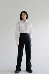 エンボレザーパンツ/Embo Leather Pants (2color)