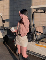 [Bellide made] Bubble Hidden Cropped Field Jacket