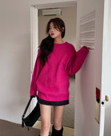 (×)(UNISEX) ベチンウールオーバーニット