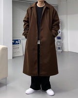 ウールベルトマックコート/SI wool belted mac coat (3 colors)