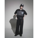 スタージャカードバンディングパンツ / STAR JACQUARD BANDING PANTS_BK