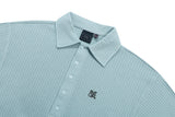 RECENT BUTTON KNIT POLO_SKY BLUE