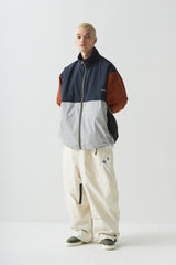 ワイドジャケット/BSR2223FWJK056 MCS WIDE JACKET NAVY BROWN
