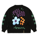 22フィールグッドオーバーサイズニットカーディガン/22 FEEL GOOD OVERSIZED KNIT CARDIGAN BLACK