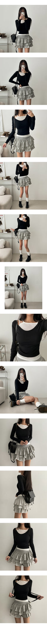 Babin Three Cancan Miniskirt