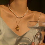 Sienna Pearl Necklace