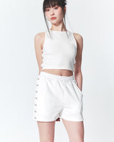 フックNアイタンクトップ/Hook N Eye Tank Top White