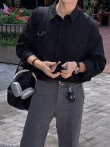 サマーリネンオーバーシャツ