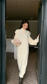 ケープポーラーロングニットドレス / Cape Polar Long Knit Dress