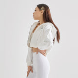 Spill Logo Hoodie Zip up White (6600760197238)