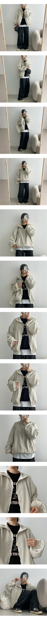 ウィンドブレーカージップアップ / a windbreaker with a zip-up