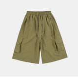 Kant cargo nylon capri pants