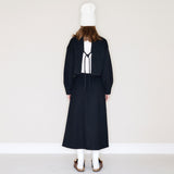 ダーウィンニットトップ / Darwin knit top (black) (6648274157686)