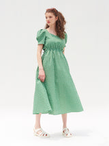 JOLIE PUFF SLEEVES ONEPIECE_GREEN (6580888830070)
