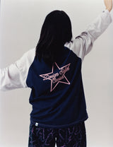 ラグランスターロゴロングスリーブTシャツ/RAGLAN STAR LOGO LS TEE NAVY(CV2CFUT551A)