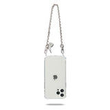 シルバーチェーンフォンケース / 486 SILVER CHAIN PHONE CASE (SHORT)