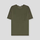 ポケットサマーUネックTシャツ (4 color)