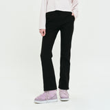 COLLECTION FLEXIBLE BOOTCUT PANTS [BLACK]
