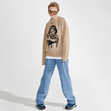 Gungirl Knit [Beige] (6610307678326)