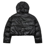 ブラックショートパッデッドジャンパー