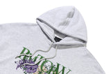 リセントロゴフラワーフーディー/RECENT LOGO FLOWER HOODIE_LIGHT GREY