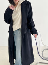 リブハーフジップアップニット / Ribbed Half Zip Up Knit (4color)