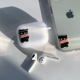 ブラック - マフラー Somecat AirPods ケース_マット