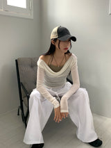 Vignette two-string string halter sleeveless