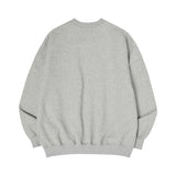 シグニチャーバルーンオーバーフリーススウェットシャツ(メレンゲグレー)