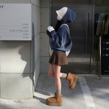 [Included underpants] Like short pleats skirt pants & skirt