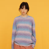 マルチストライプニット / MULTI STRIPE KNIT_PINK