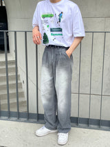 Youth two tuck denim pants