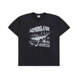 クリーチャーウエポンビンテージアートワーク半袖Tシャツ