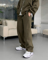 90'sキューブラムナッピングテーパードパンツ / 90's Cube Lamb Napping Tapered Pants (5 colors)