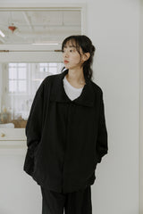 ヒデンジャンパー / unisex hidden jumper black