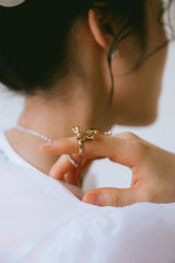 [MADE] リボンリング (14k gold plated)