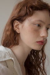 ニットクロスイヤーカフ/[2set] Knitted cross 'gold' earcuff (4colors)