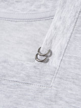 カーブネックロゴ半袖Tシャツ / Curved Neck Logo Short Sleeve T-shirt T75 White Merange