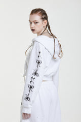 トリバルクロップドフーディ / TRIVAL CROPPED HOODY