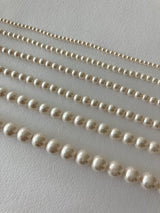 [92.5silver] スワールパールネックレス _8mm