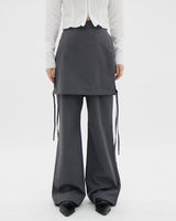 チャコールスカートパンツ / Charcoal Skirt Pants