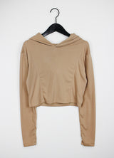 クロップフードTシャツ/BB Crop Hooded T-shirt (4color)