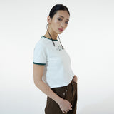 ラビットエモジクロップTシャツ / GREEN RABBIT EMOJI CROP T-SHIRT