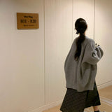 [BELLIDE MADE] Granma loose fit knit cardigan