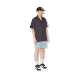 ペイズリーハーフシャツ/PAISLEY HALF SHIRTS purple