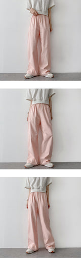 Summer soft linen spandex bendable pants