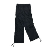 クリースナイロンバンディングパンツ / CREASE NYLON BANDING PANTS_BK
