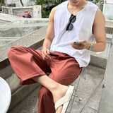 リーンアンドセミワイドリネンベンダブルパンツ / Lean and Semi-Wide Linen Bendable Pants (6 colors)