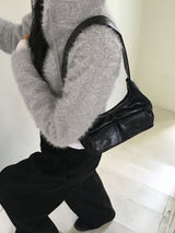 Nulet レザー 2 ポケット ショルダーバッグ